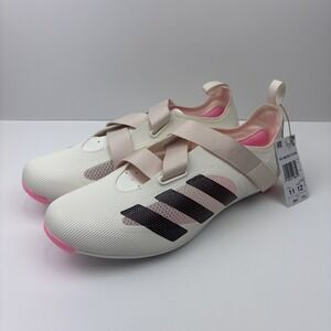 adidas Cream and Pink Athletic Shoes